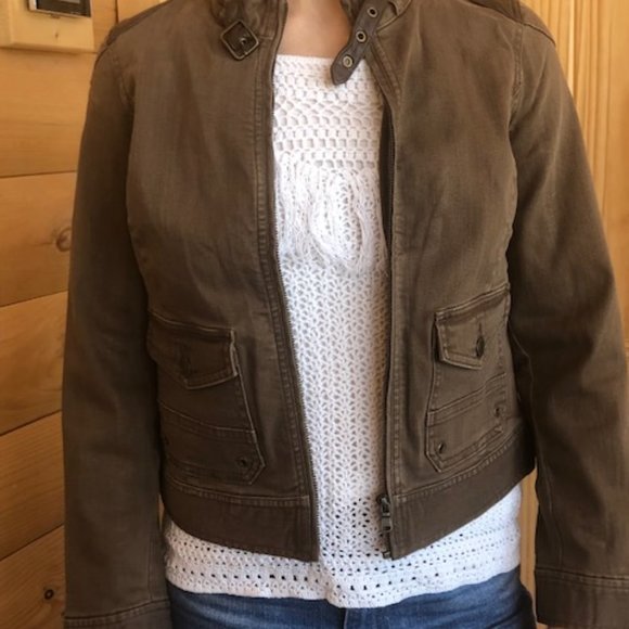 Lauren Ralph Lauren Moto Jean Jacket - Picture 1 of 3